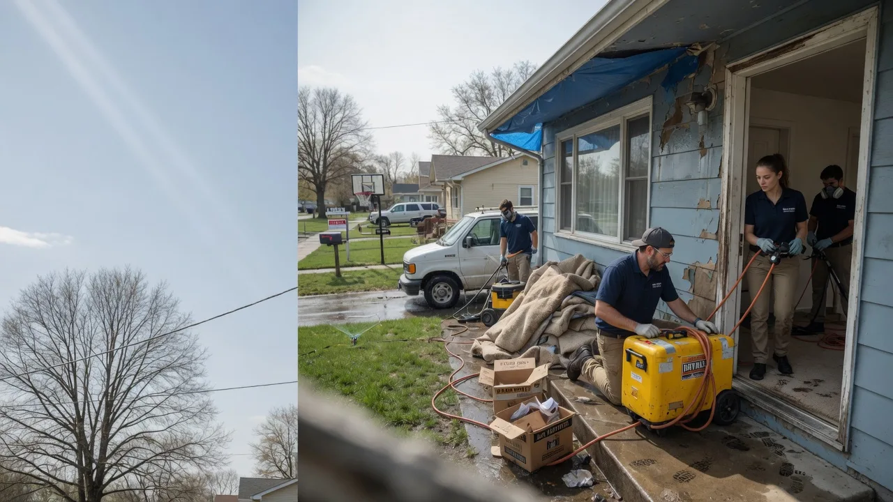 Basement Flood Cleanup in Cainsville, MO near me